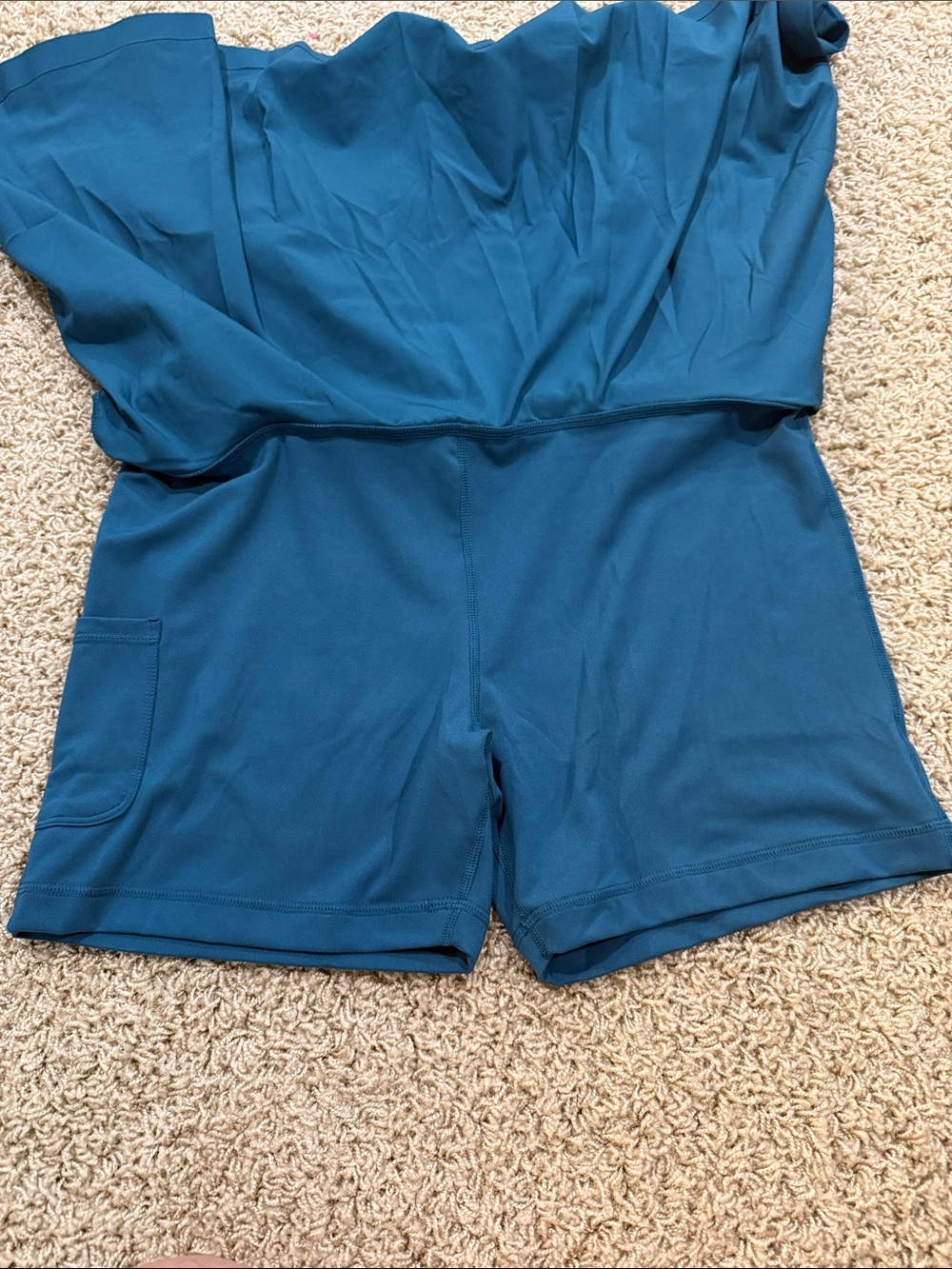 Kinesis Midrise Flowy Skirt with Shorts XL Green/Teal - Picture 4 of 4